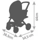 Carucior pentru papusi Smoby Maxi Cosi 3 in 1 Albastru
