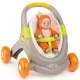 Carucior pentru papusi Smoby Minikiss 3 in 1 Gri
