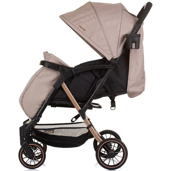 Carucior sport Chipolino Amber cu husa picioare Macadamia Carucior sport Chipolino Amber cu husa picioare Macadamia
