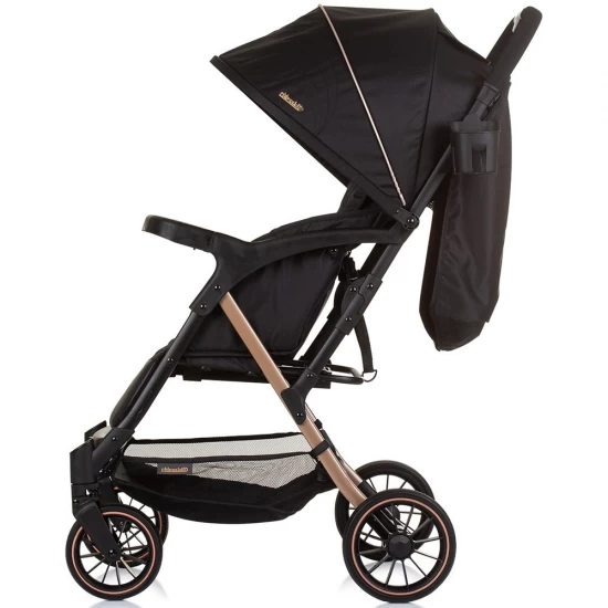Carucior sport Chipolino Amber cu husa picioare Obsidian Carucior sport Chipolino Amber cu husa picioare Obsidian