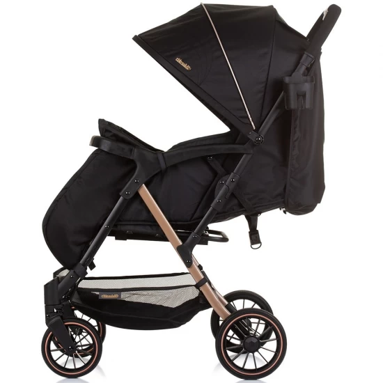 Carucior sport Chipolino Amber cu husa picioare Obsidian Carucior sport Chipolino Amber cu husa picioare Obsidian