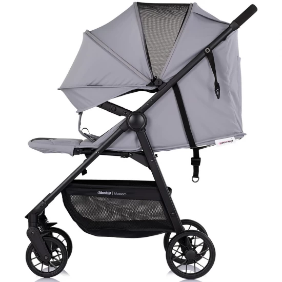 Carucior sport cu spatar reglabil Chipolino Blossom Platinum