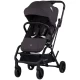 Carucior sport cu sezut rotativ si suport pentru picioare reglabil Chipolino Go Twist Charcoal