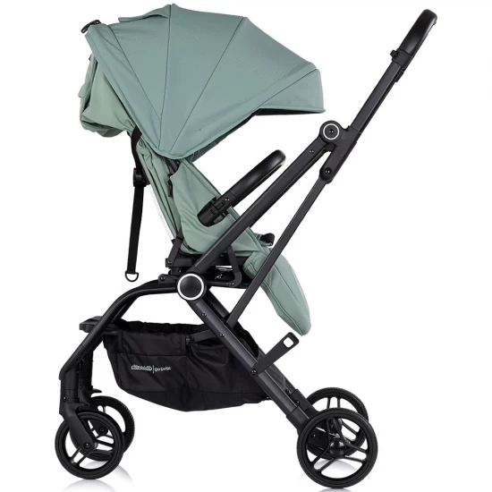 Carucior sport cu sezut rotativ si suport pentru picioare reglabil Chipolino Go Twist Matcha