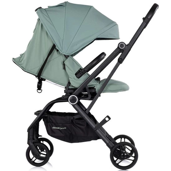 Carucior sport cu sezut rotativ si suport pentru picioare reglabil Chipolino Go Twist Matcha