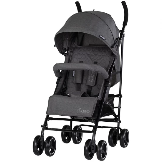 Carucior sport cu spatar reglabil Chipolino Milano Charcoal