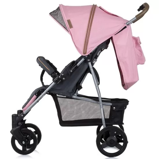 Carucior sport Chipolino Mixie Blush cu husa picioare Carucior sport Chipolino Mixie Blush cu husa picioare