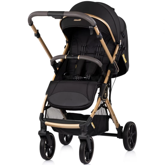 Carucior sport Chipolino Omnia cu maner reversibil Noir