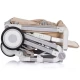 Carucior sport Chipolino Pocket Latte pliabil cu spatar reglabil si cos de cumparaturi
