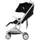 Carucior sport Chipolino Pocket Noir, cadru usor, spatar reglabil, 0-4 ani