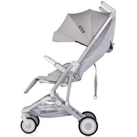Carucior sport Chipolino Pocket Platinum pliabil cu spatar reglabil si cos de cumparaturi