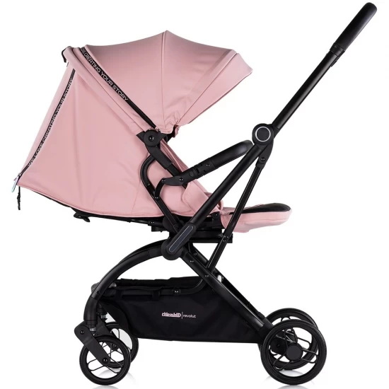 Carucior sport Chipolino Revolut cu sezut rotativ Pink Marshmallow Carucior sport Chipolino Revolut cu sezut rotativ Pink Marshmallow