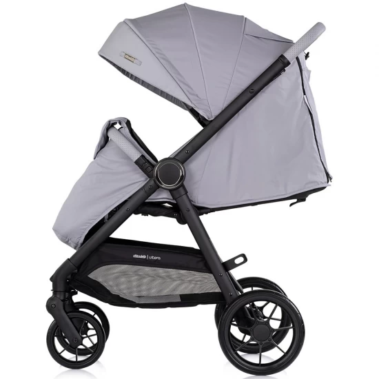 Carucior sport Chipolino Ultera cu husa picioare Platinum