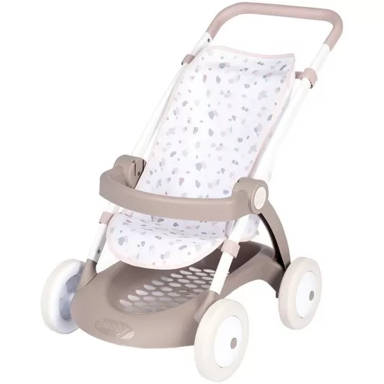 Carucior sport pentru papusi Smoby Baby Nurse Poussette Crem