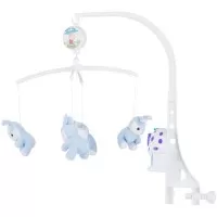 Carusel muzical pentru patut Chipolino Blue Rabbits