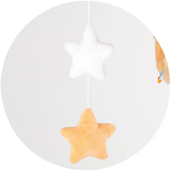 Carusel muzical pentru patut cu proiector Chipolino Bear