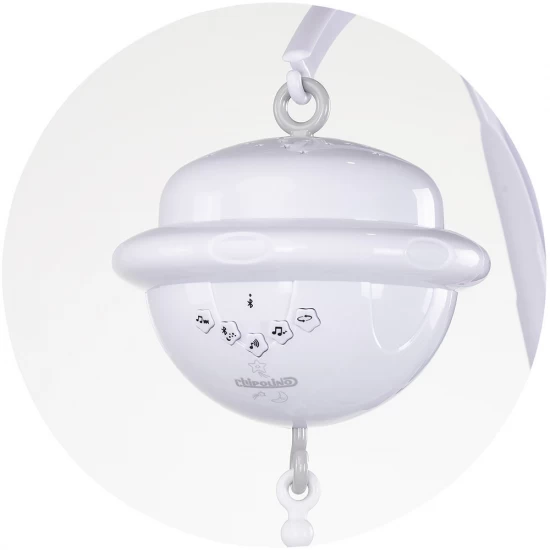 Carusel muzical pentru patut cu proiector Chipolino Masinute