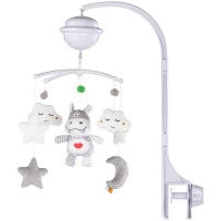 Carusel muzical pentru patut cu proiector Chipolino Hippo