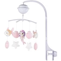 Carusel muzical pentru patut cu proiector Chipolino Mermaid