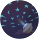 Carusel muzical pentru patut cu proiector Chipolino Music Carusel muzical pentru patut cu proiector Chipolino Music