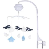 Carusel muzical pentru patut cu proiector Chipolino Avioane