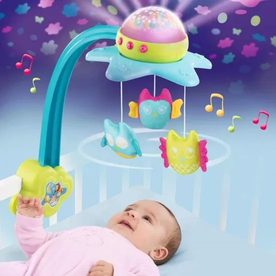 Carusel muzical Smoby Cotoons Star 2 in 1 Carusel muzical Smoby Cotoons Star 2 in 1