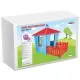 Casuta cu gard pentru copii Pilsan Stone House with Fence Blue