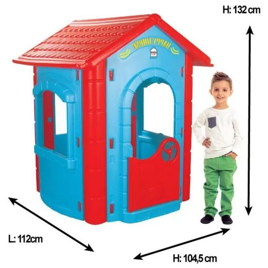 Casuta pentru copii Pilsan Happy House blue Casuta pentru copii Pilsan Happy House blue