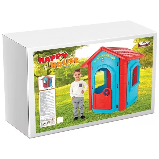 Casuta pentru copii Pilsan Happy House blue Casuta pentru copii Pilsan Happy House blue