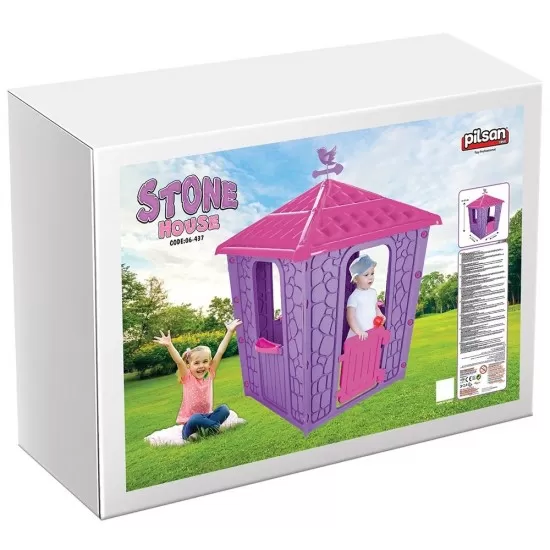 Casuta pentru copii Pilsan Stone House Purple Casuta pentru copii Pilsan Stone House Purple