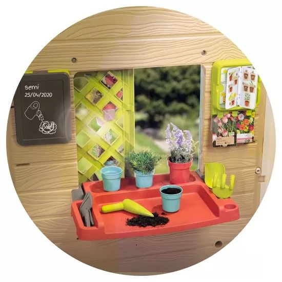 Casuta pentru copii Smoby Garden House Casuta pentru copii Smoby Garden House