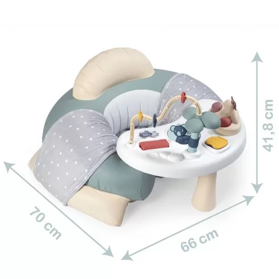 Centru de activitati Smoby Cotoons Cosy verde Centru de activitati Smoby Cotoons Cosy verde