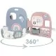 Centru de ingrijire pentru papusi Smoby Baby Care Childcare Center albastru roz cu accesorii Centru de ingrijire pentru papusi Smoby Baby Care Childcare Center albastru roz cu accesorii