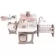 Centru de ingrijire pentru papusi Smoby Baby Nurse Doll`s Play Center maro cu 23 accesorii Centru de ingrijire pentru papusi Smoby Baby Nurse Doll`s Play Center maro cu 23 accesorii