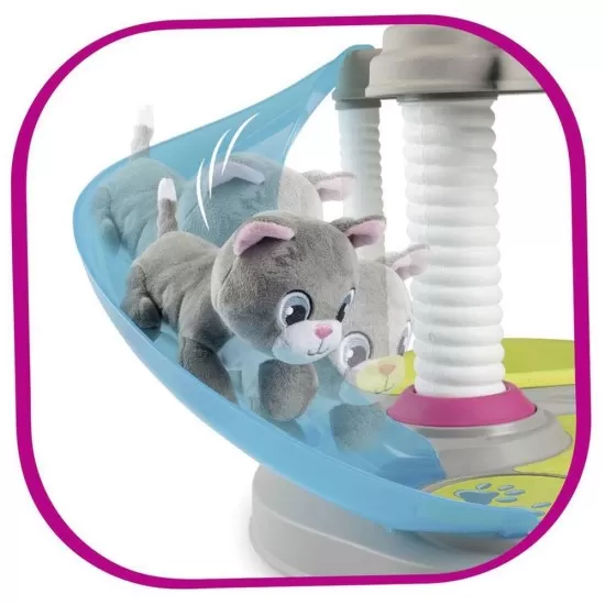 Centru de joaca pentru pisici de jucarie Smoby Cats House