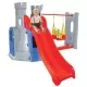 Centru de joaca Pilsan Castle Slide and Swing Set Grey Centru de joaca Pilsan Castle Slide and Swing Set Grey