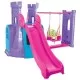 Centru de joaca Pilsan Castle Slide and Swing Set Purple Centru de joaca Pilsan Castle Slide and Swing Set Purple