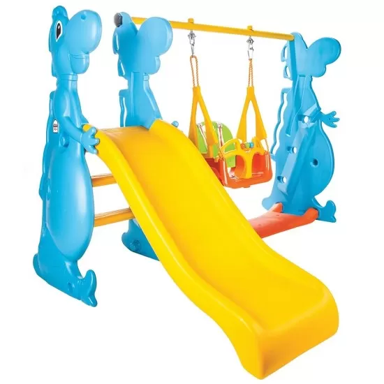 Centru de joaca Pilsan Dino Slide and Swing Centru de joaca Pilsan Dino Slide and Swing