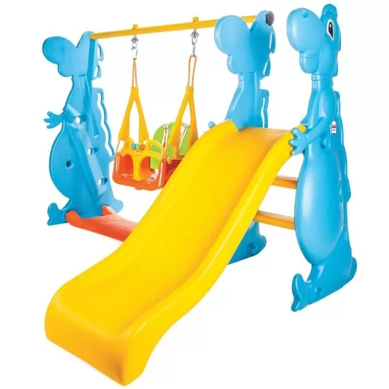 Centru de joaca Pilsan Dino Slide and Swing Centru de joaca Pilsan Dino Slide and Swing