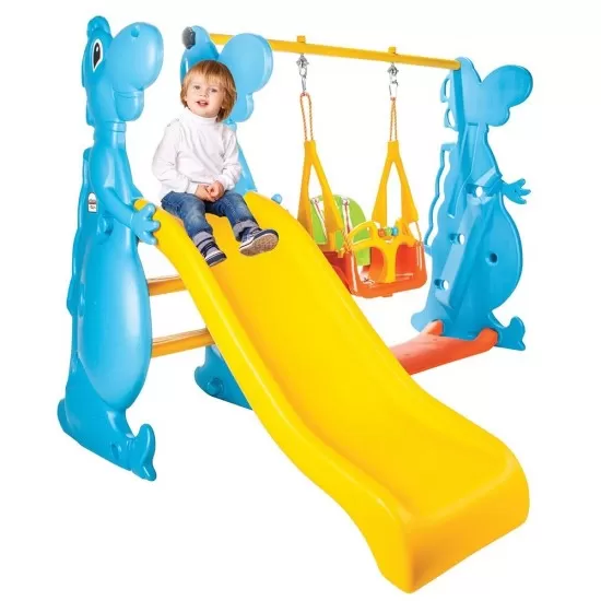 Centru de joaca Pilsan Dino Slide and Swing Centru de joaca Pilsan Dino Slide and Swing