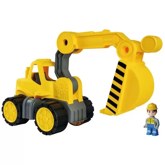 Excavator Big Power Worker cu figurina Excavator Big Power Worker cu figurina