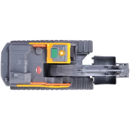 Excavator Dickie Toys Volvo Tracked Excavator 23 cm cu lumini si sunete Excavator Dickie Toys Volvo Tracked Excavator 23 cm cu lumini si sunete