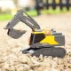 Excavator Dickie Toys Volvo Tracked Excavator 23 cm cu lumini si sunete Excavator Dickie Toys Volvo Tracked Excavator 23 cm cu lumini si sunete