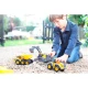 Excavator Dickie Toys Volvo Tracked Excavator 23 cm cu lumini si sunete Excavator Dickie Toys Volvo Tracked Excavator 23 cm cu lumini si sunete