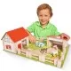 Ferma din lemn Eichhorn 51x36x17 cm cu accesorii Ferma din lemn Eichhorn 51x36x17 cm cu accesorii