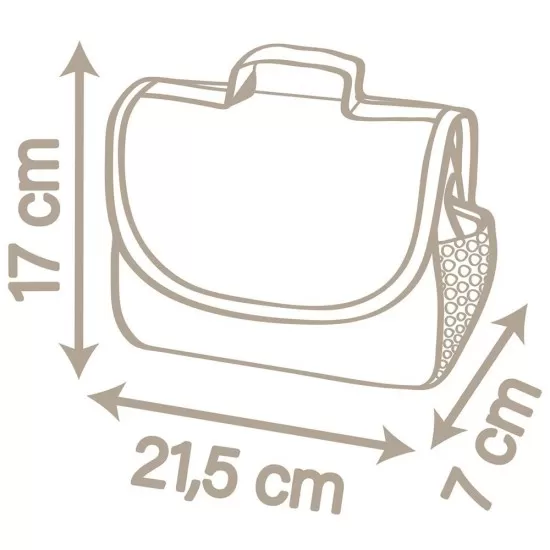 Gentuta de infasat pentru papusa Smoby Baby Nurse Changing Bag crem cu accesorii Gentuta de infasat pentru papusa Smoby Baby Nurse Changing Bag crem cu accesorii