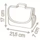Gentuta de infasat pentru papusa Smoby Baby Nurse Changing Bag crem cu accesorii Gentuta de infasat pentru papusa Smoby Baby Nurse Changing Bag crem cu accesorii