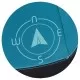 Inaltator auto Chipolino Compass Ocean cu sistem Isofix Inaltator auto Chipolino Compass Ocean cu sistem Isofix