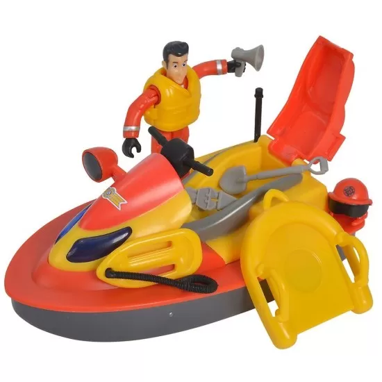 Jet Sky Simba Fireman Sam Juno cu figurina si accesorii Jet Sky Simba Fireman Sam Juno cu figurina si accesorii
