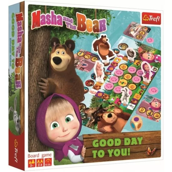 Joc Trefl Masha and the Bear - O zi buna Joc Trefl Masha and the Bear - O zi buna
